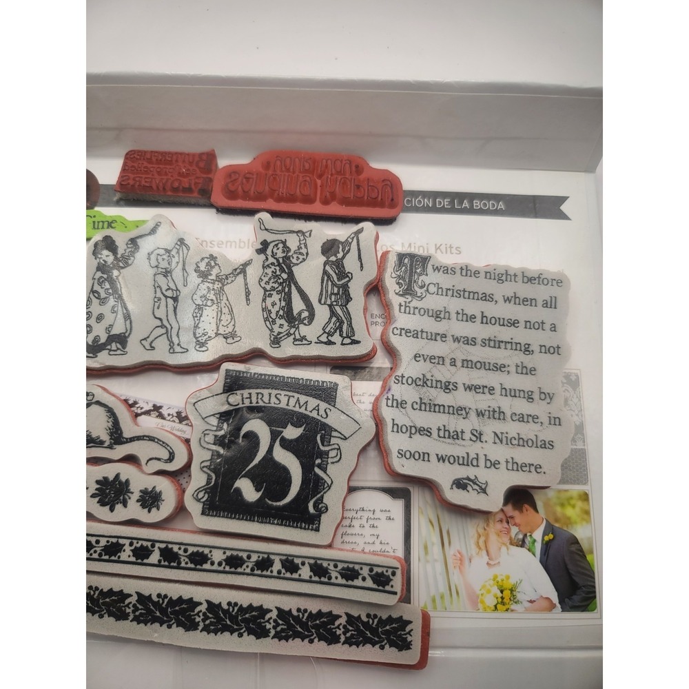 Variety‎ Clear Rubber Stamps Becky Higgins Xmas Assorted Card Making Scrapbook